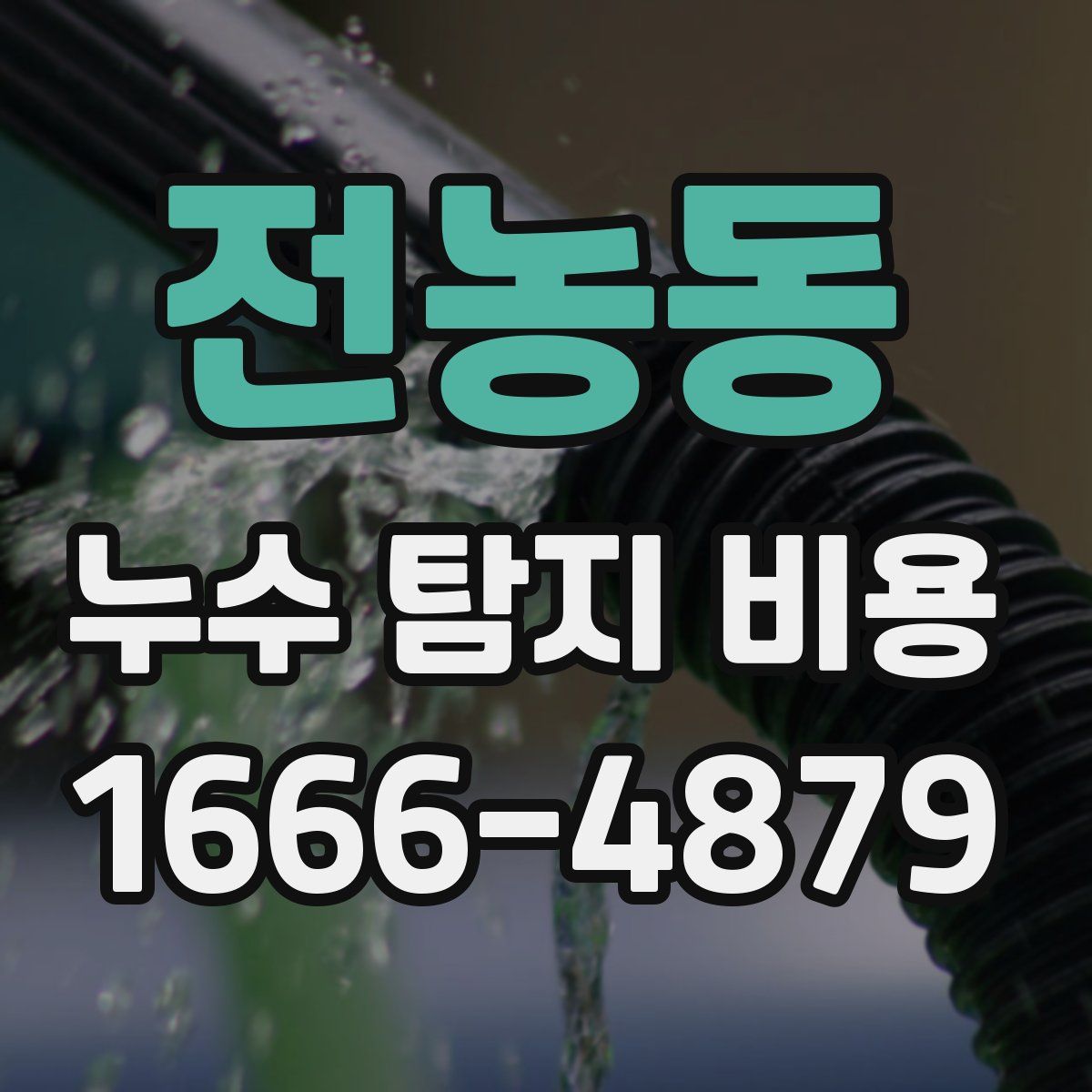 전농동 누수 탐지 비용