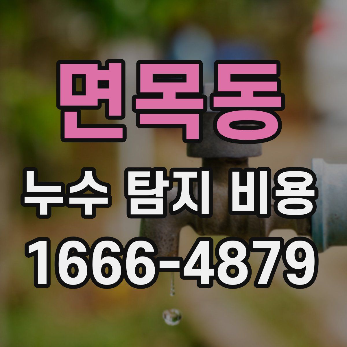 면목동 누수 탐지 비용