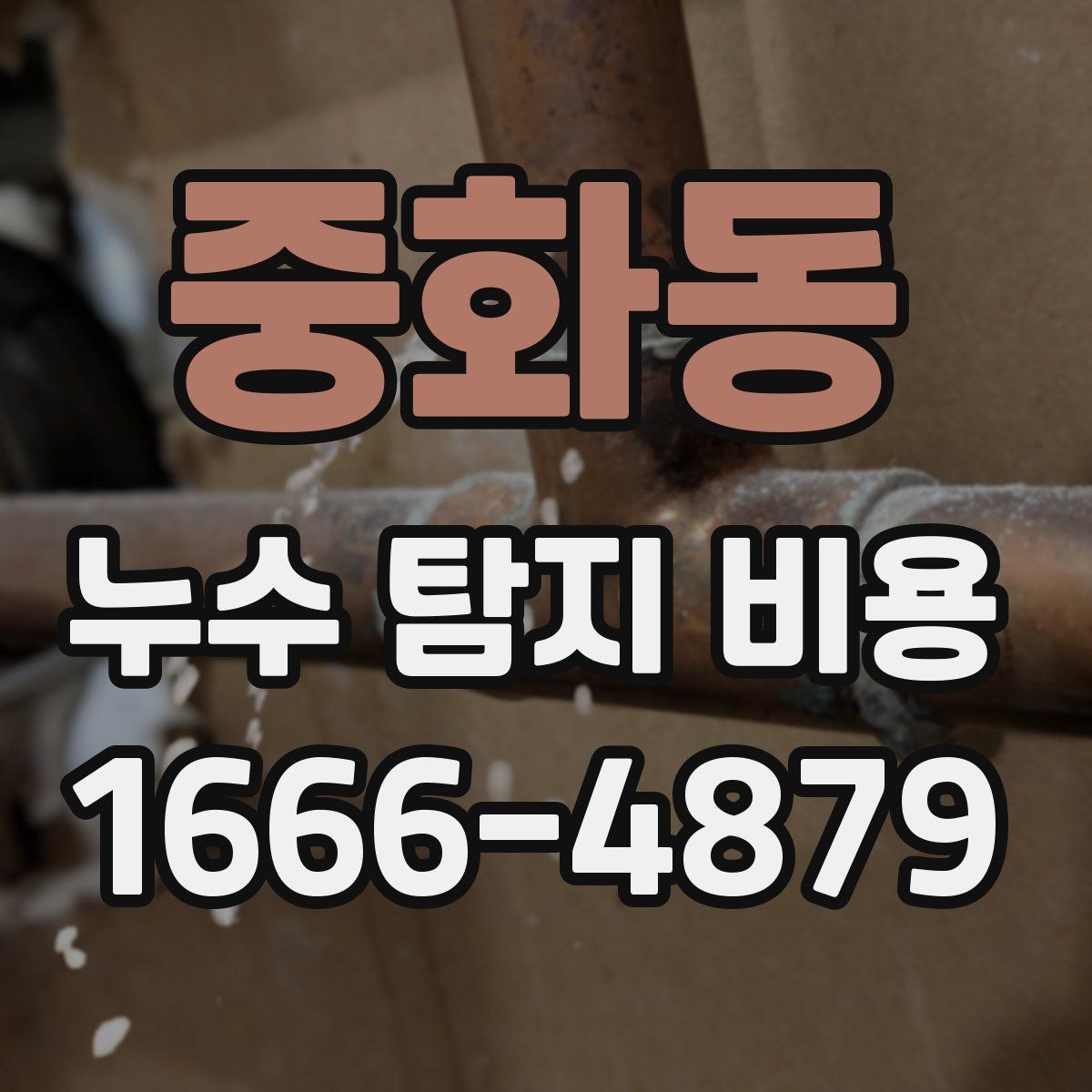 중화동 누수 탐지 비용