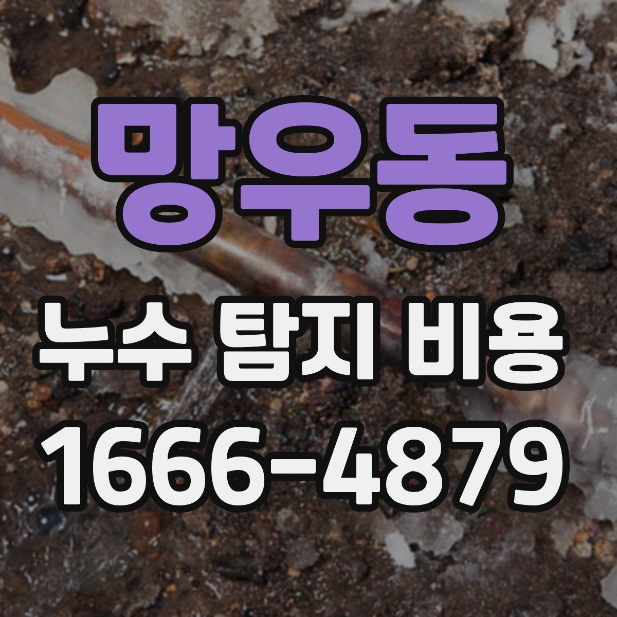 망우동 누수 탐지 비용