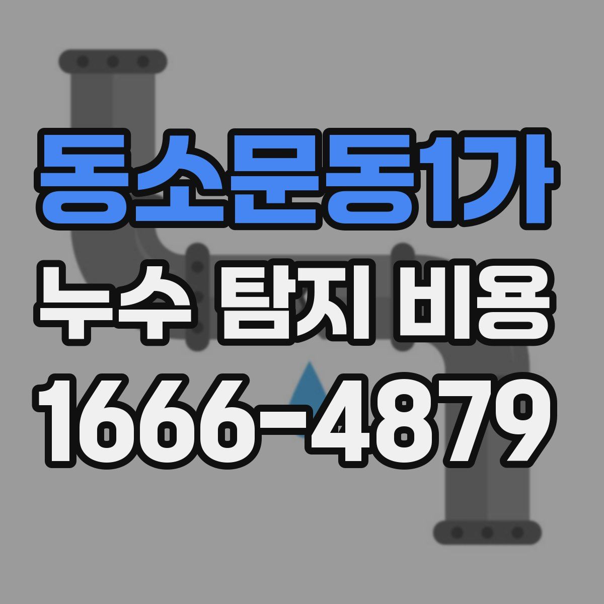 동소문동1가 누수 탐지 비용