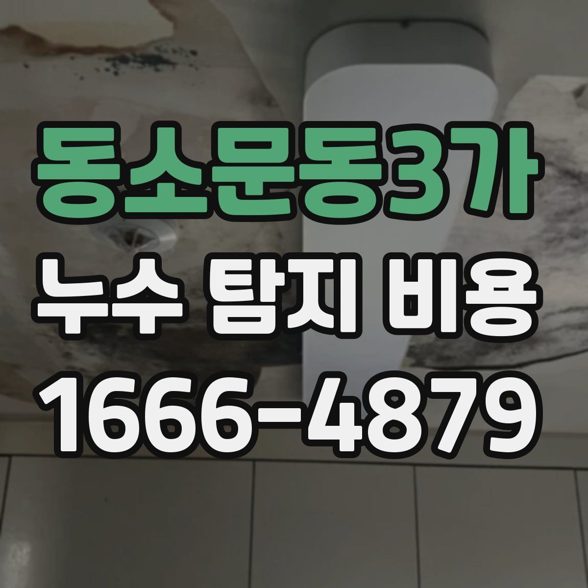 동소문동3가 누수 탐지 비용