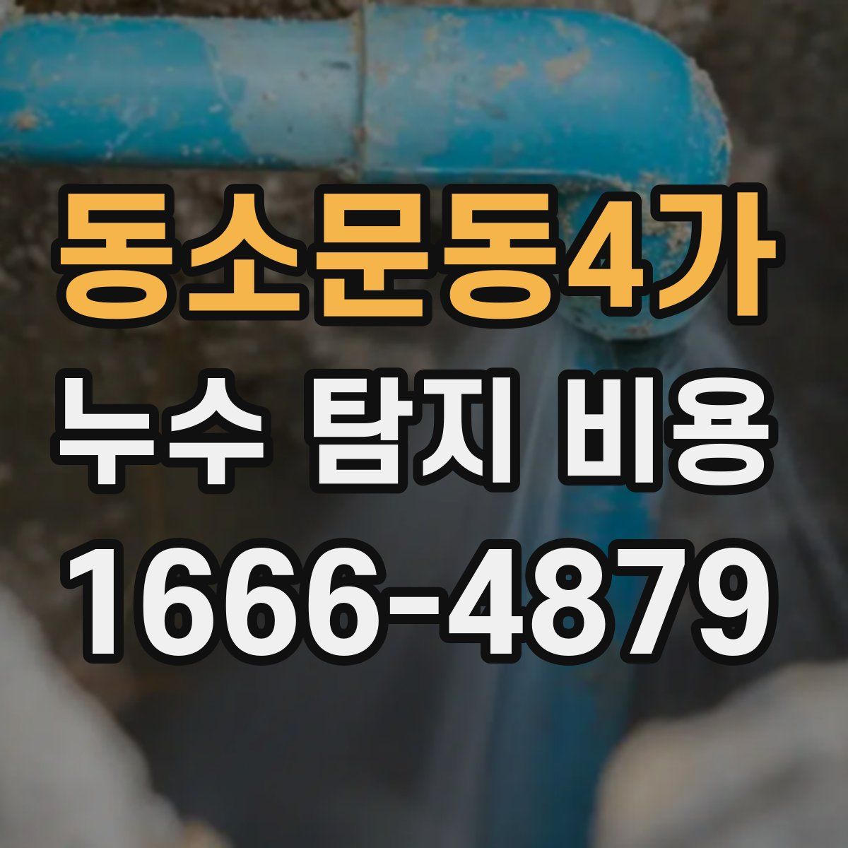 동소문동4가 누수 탐지 비용