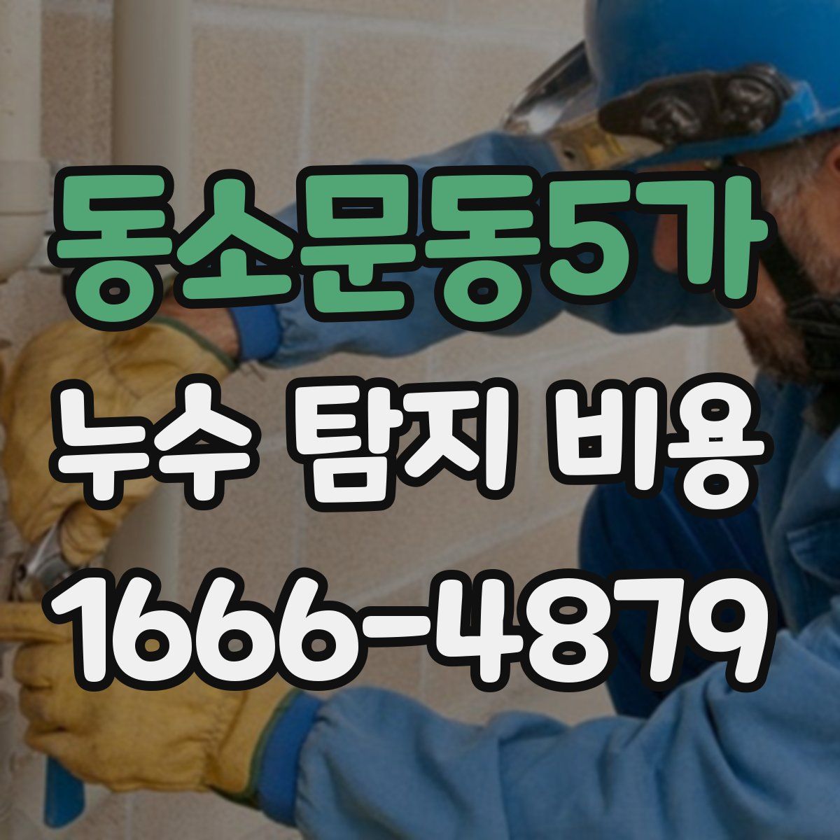 동소문동5가 누수 탐지 비용