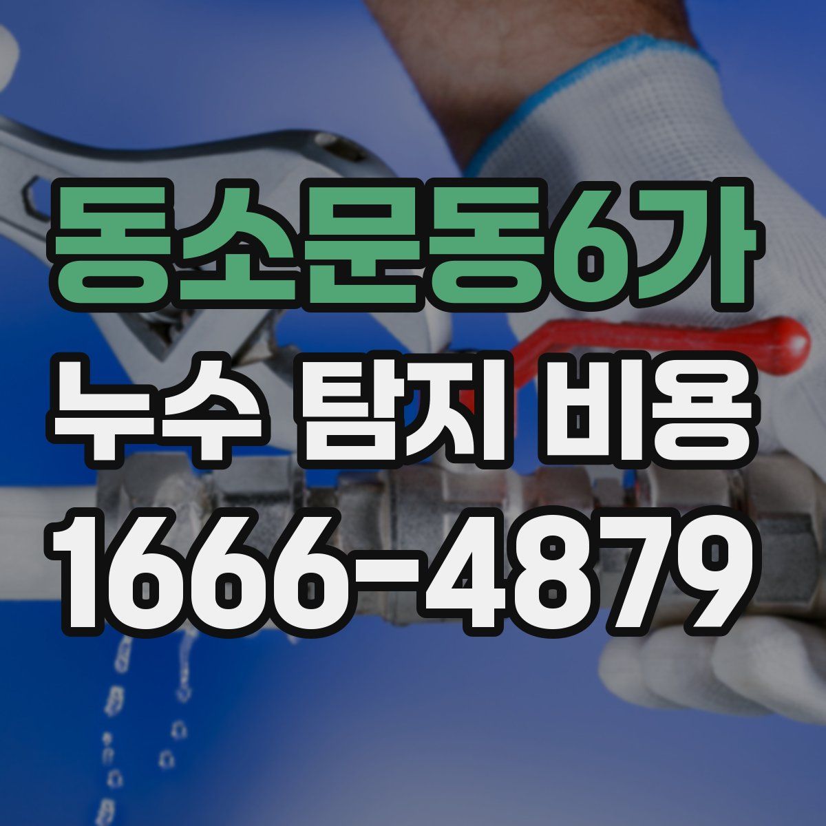 동소문동6가 누수 탐지 비용