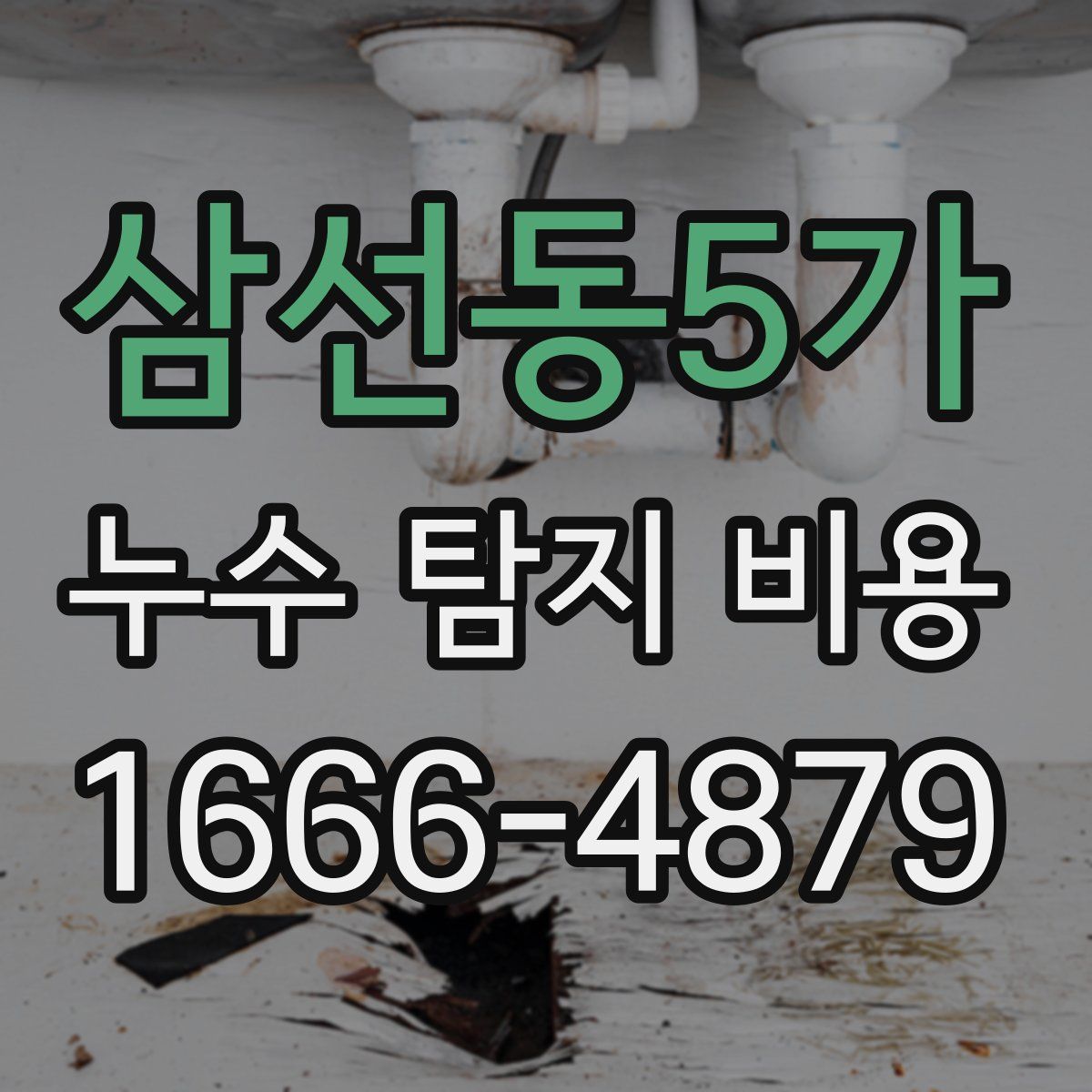 삼선동5가 누수 탐지 비용