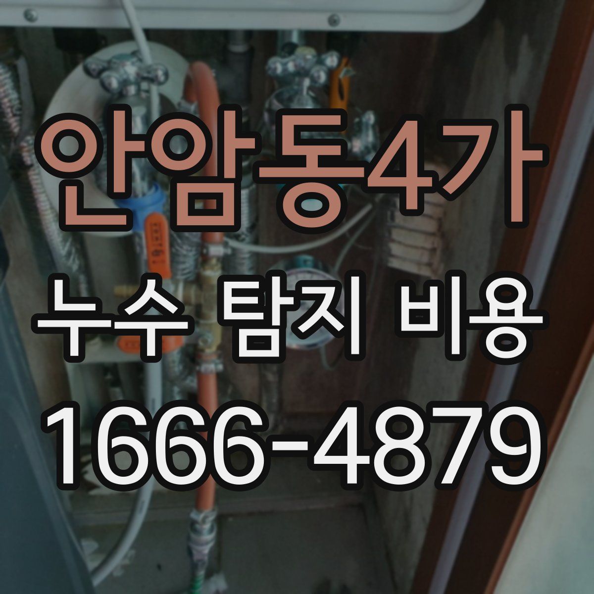 안암동4가 누수 탐지 비용