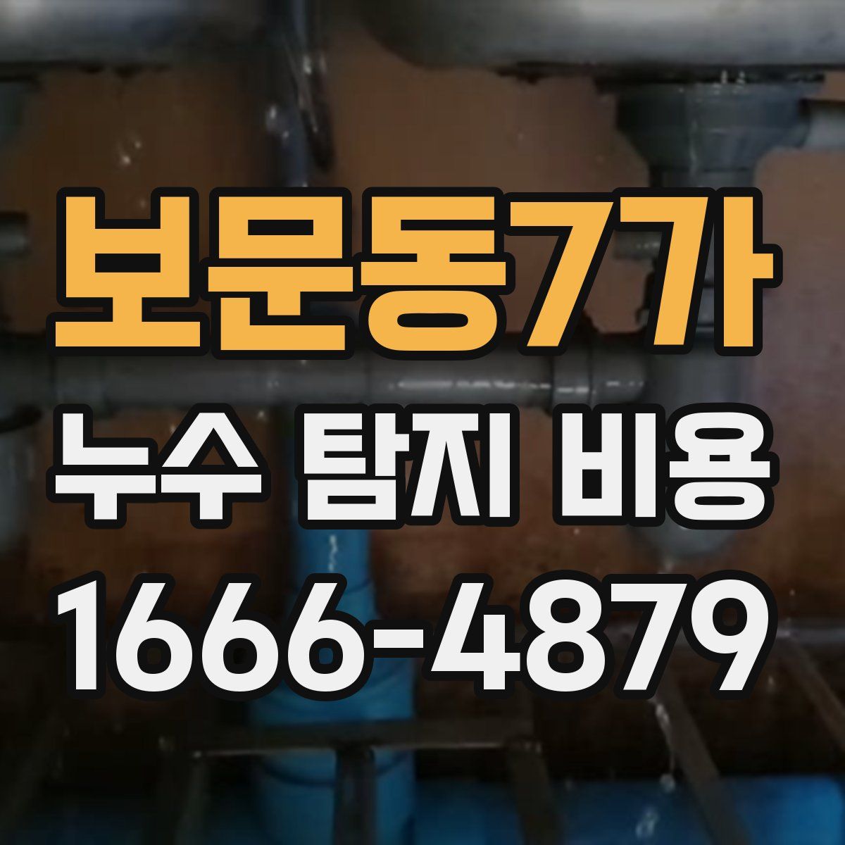 보문동7가 누수 탐지 비용