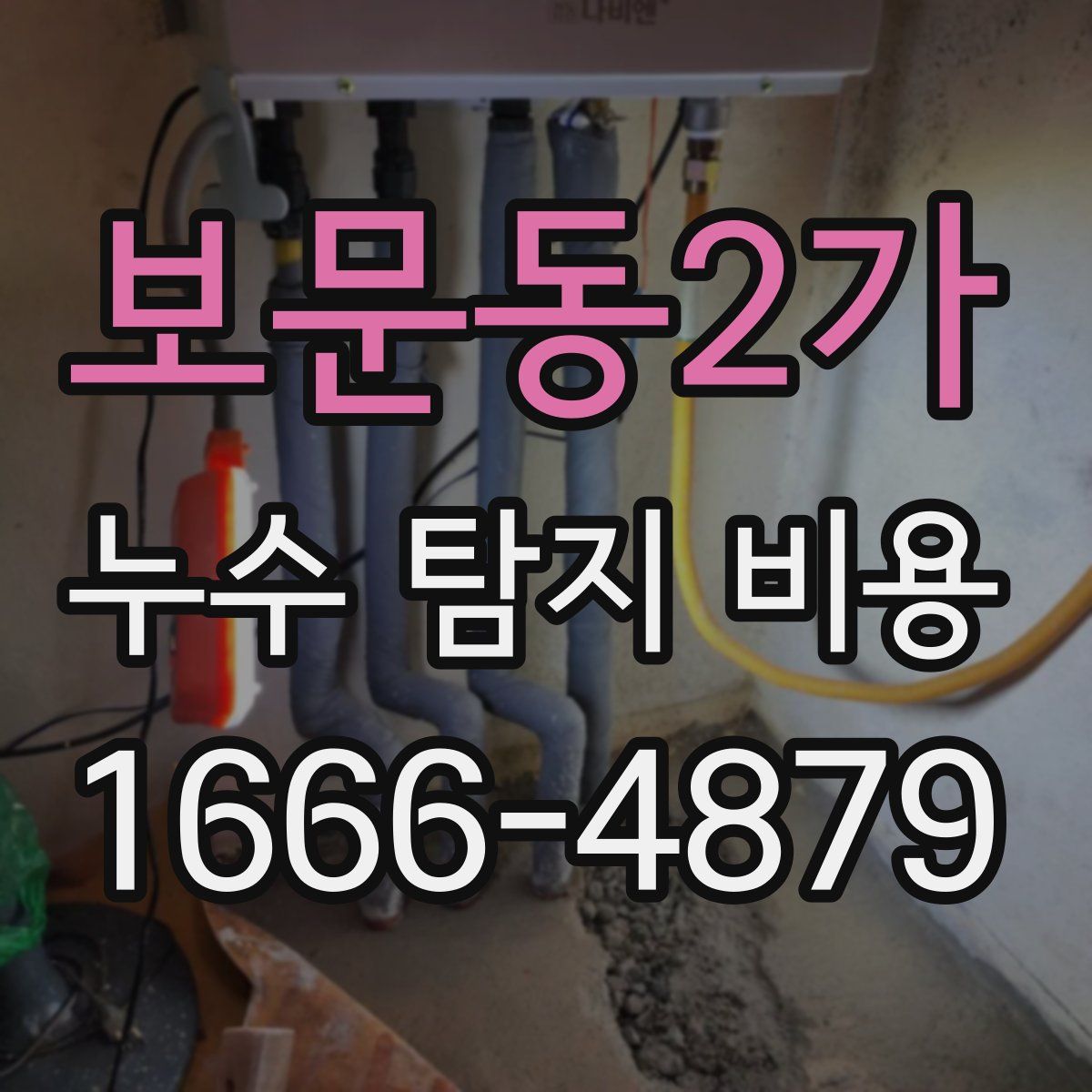 보문동2가 누수 탐지 비용