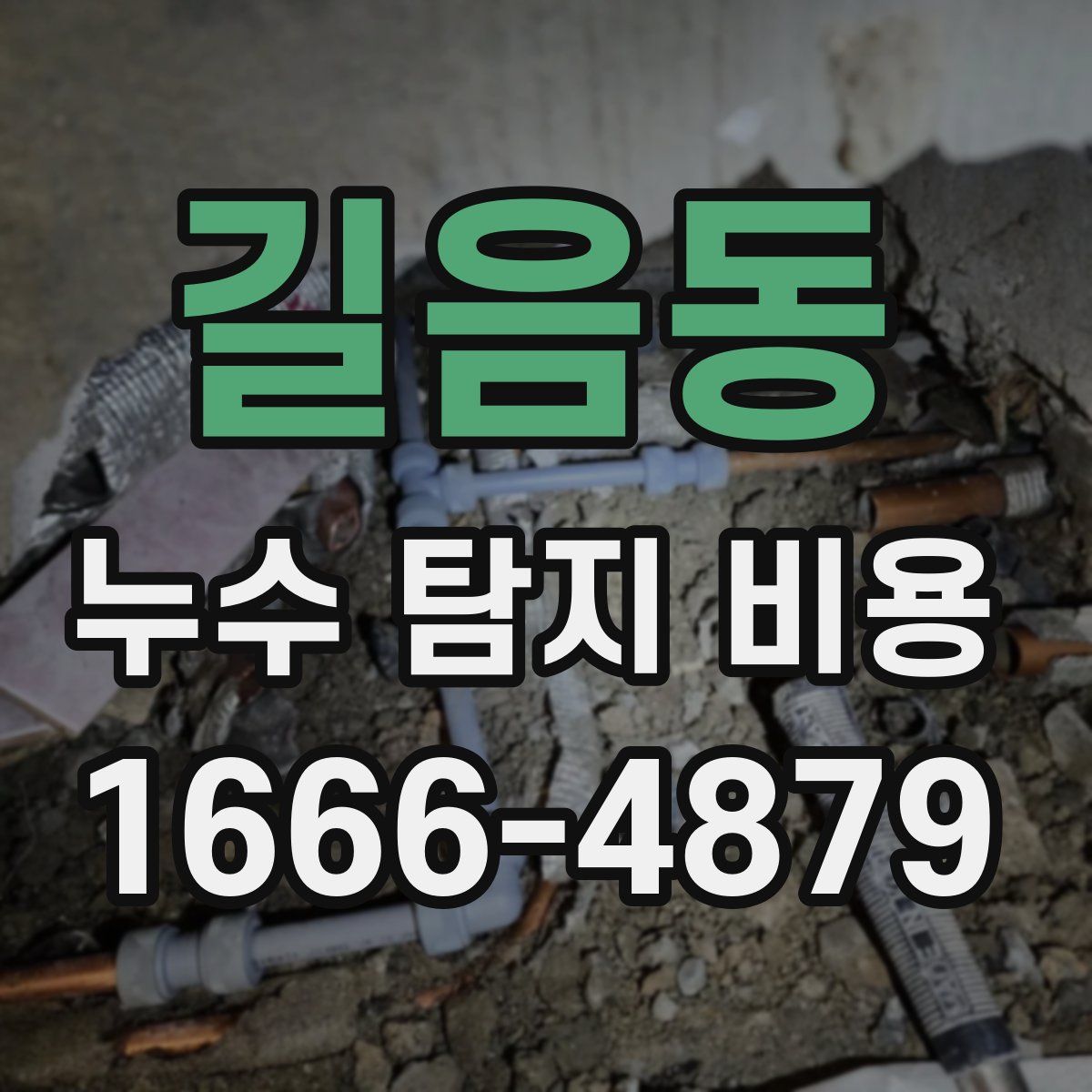 길음동 누수 탐지 비용