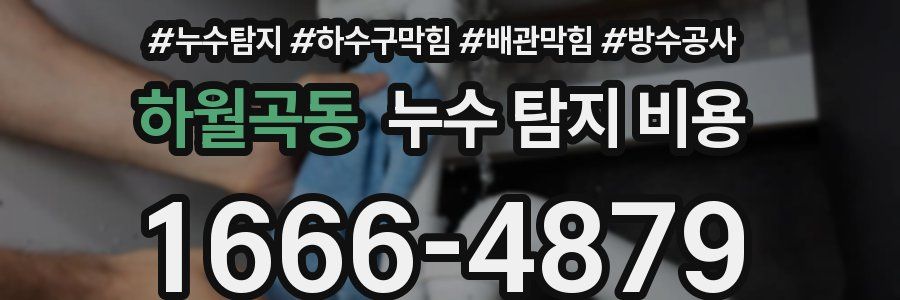 하월곡동 누수 탐지 비용