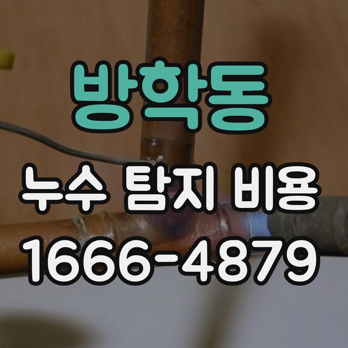 방학동 누수 탐지 비용