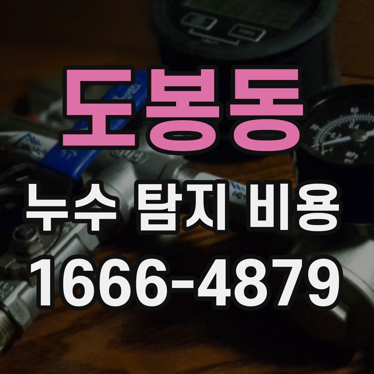 도봉동 누수 탐지 비용