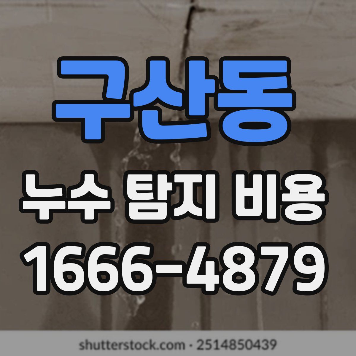 구산동 누수 탐지 비용