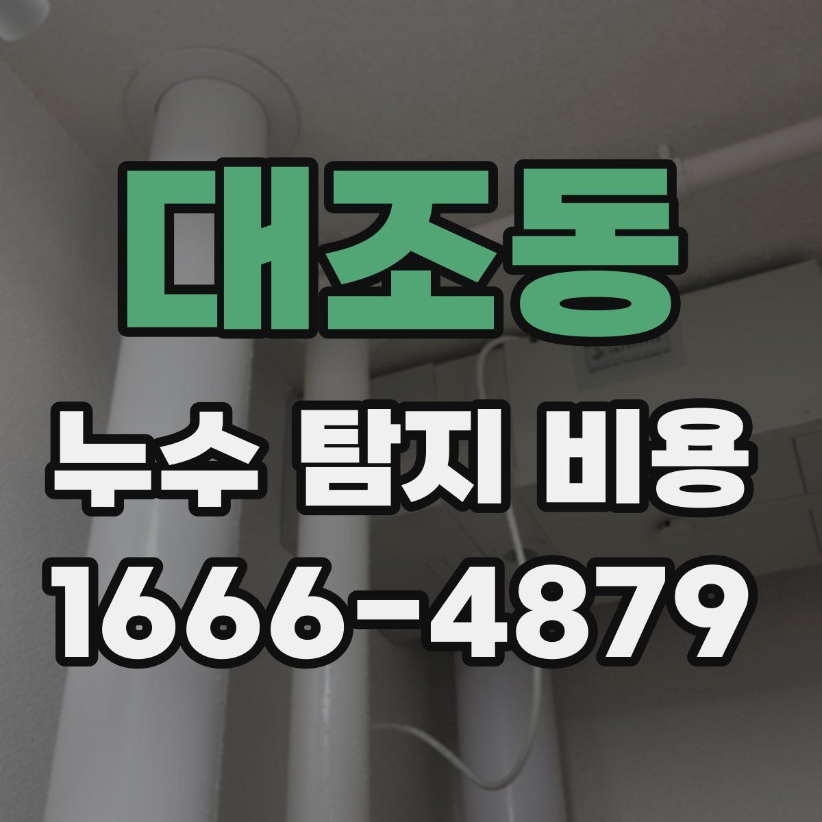 대조동 누수 탐지 비용