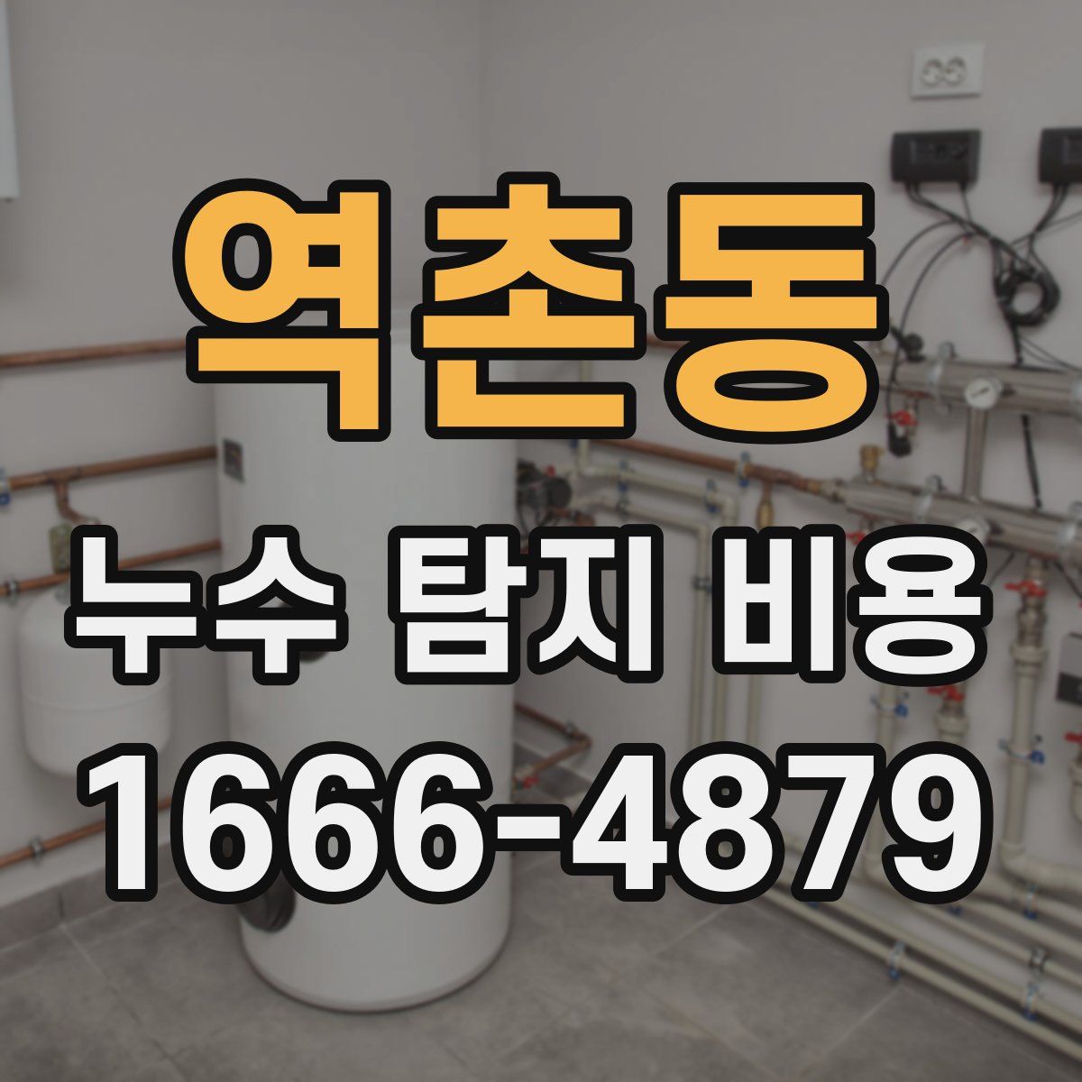 역촌동 누수 탐지 비용