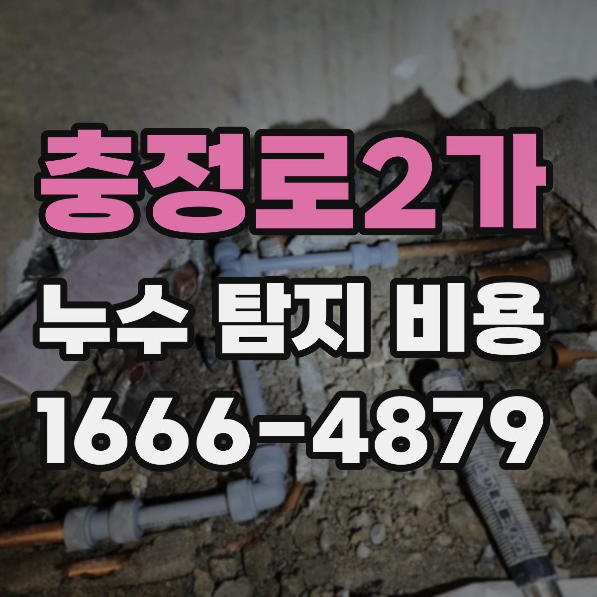 충정로2가 누수 탐지 비용