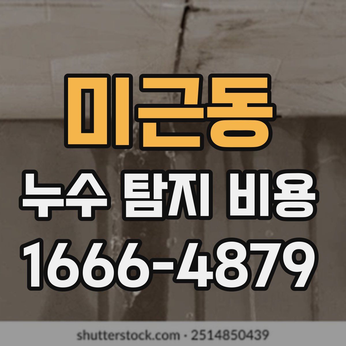 미근동 누수 탐지 비용