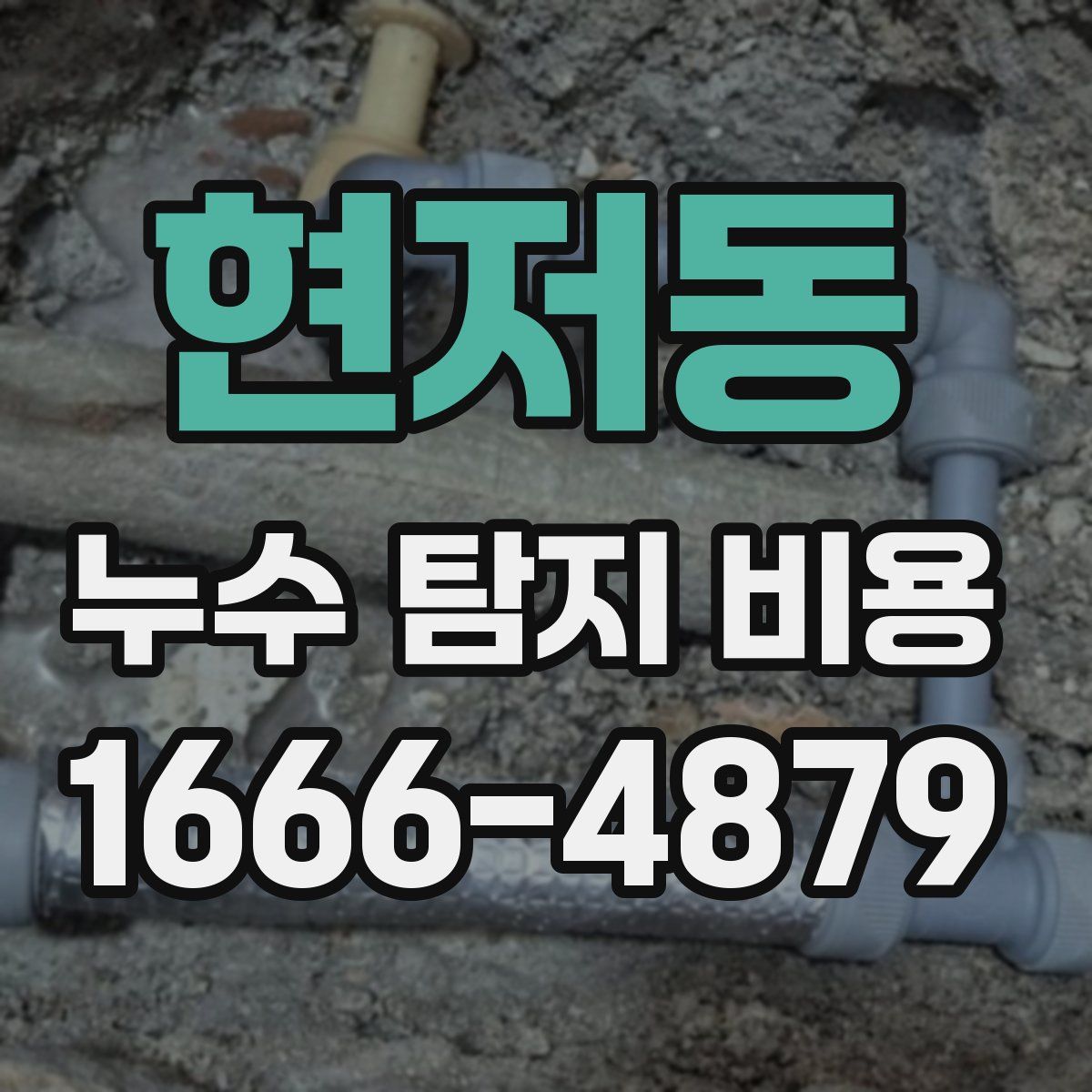 현저동 누수 탐지 비용