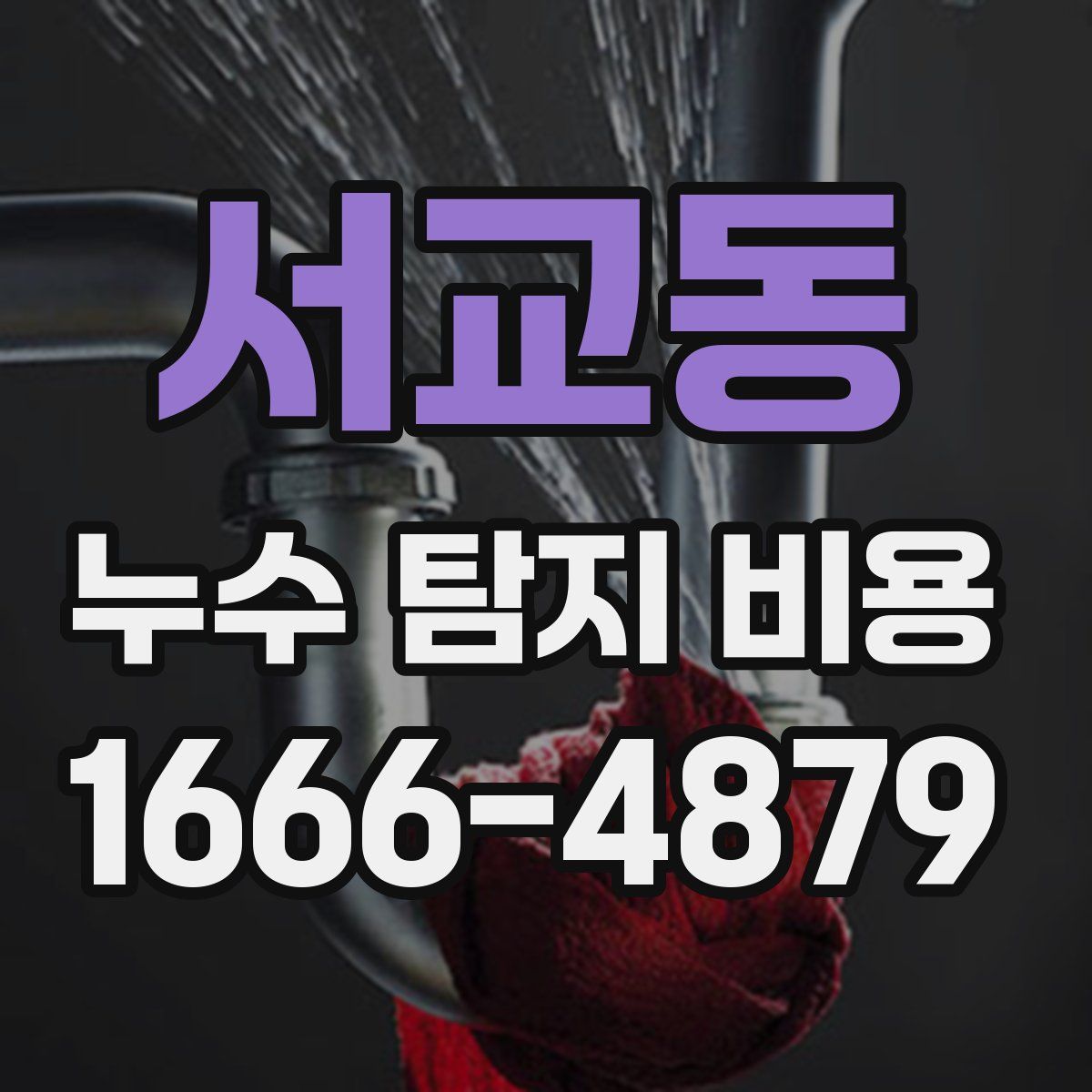 서교동 누수 탐지 비용