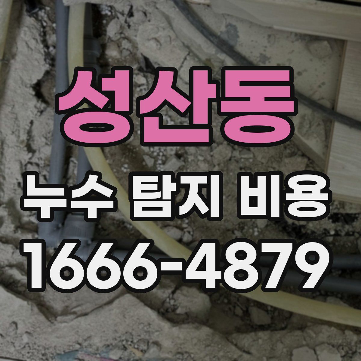 성산동 누수 탐지 비용