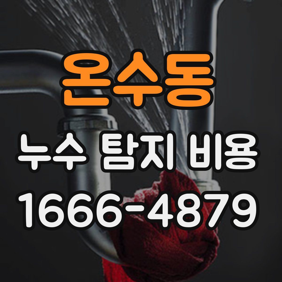 온수동 누수 탐지 비용