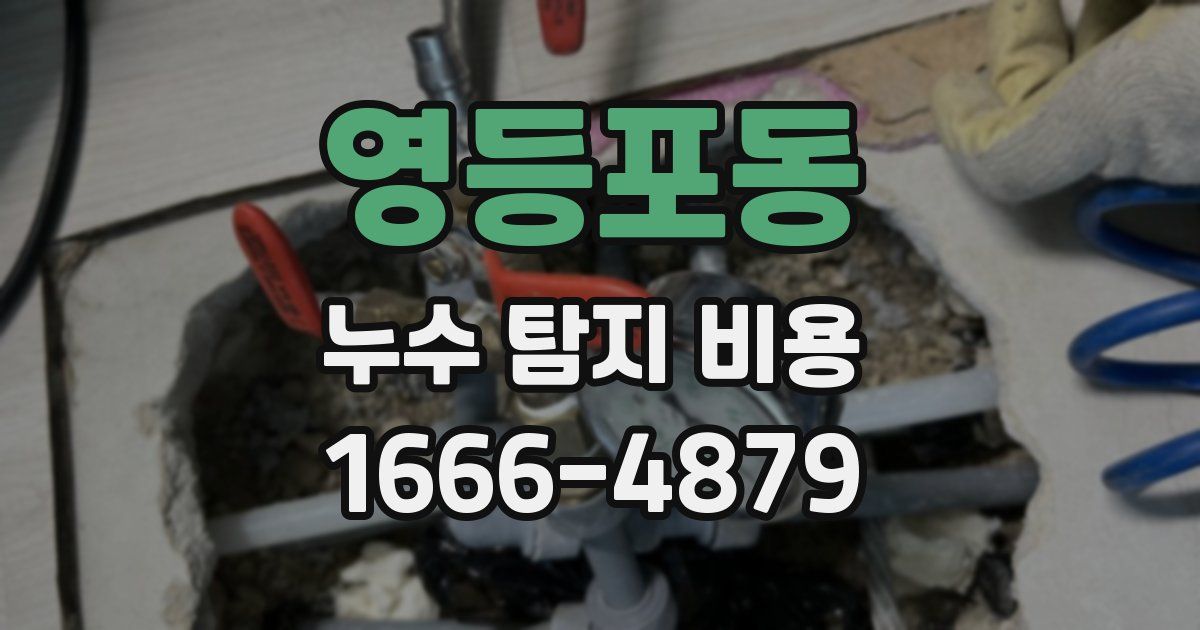 영등포동 누수 탐지 비용