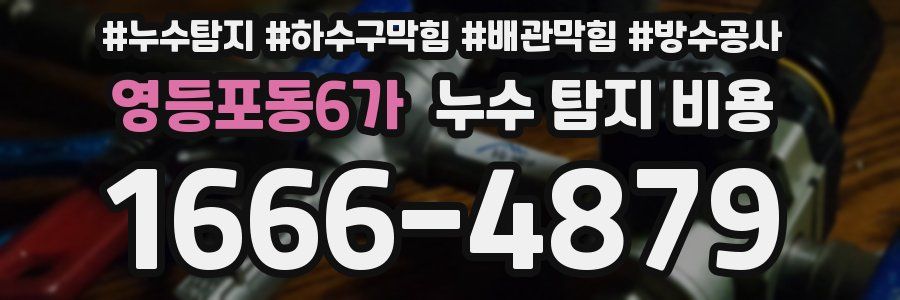 영등포동6가 누수 탐지 비용