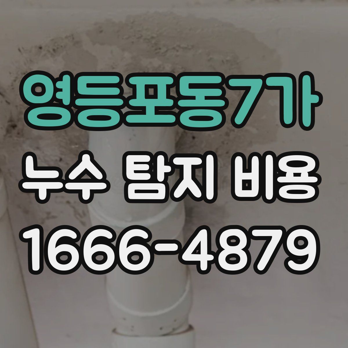 영등포동7가 누수 탐지 비용