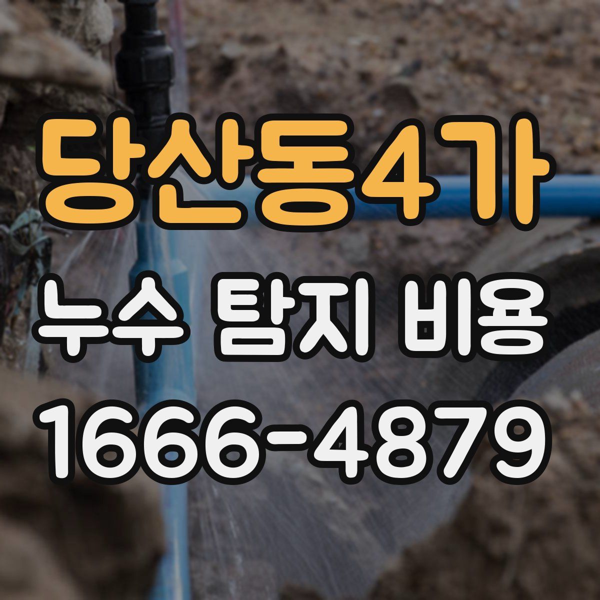 당산동4가 누수 탐지 비용