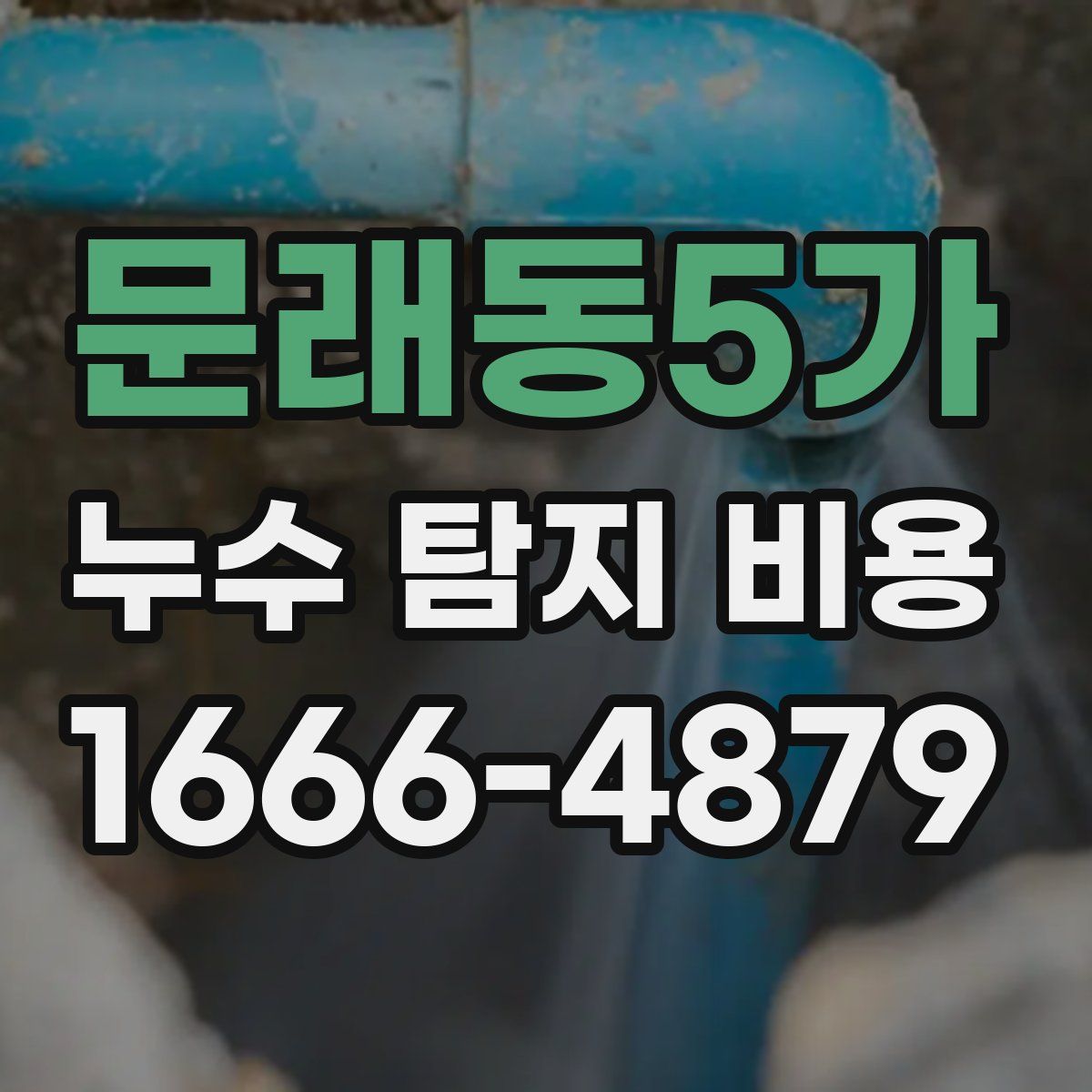 문래동5가 누수 탐지 비용