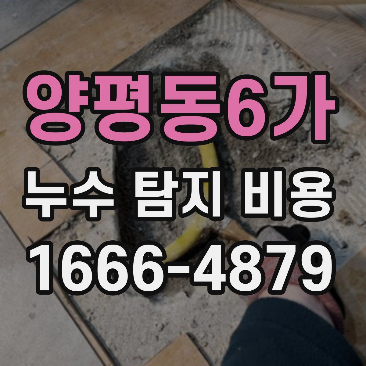 양평동6가 누수 탐지 비용