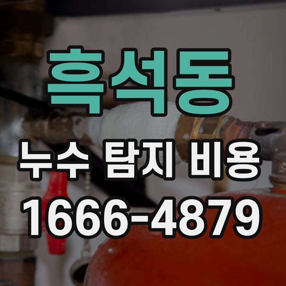 흑석동 누수 탐지 비용