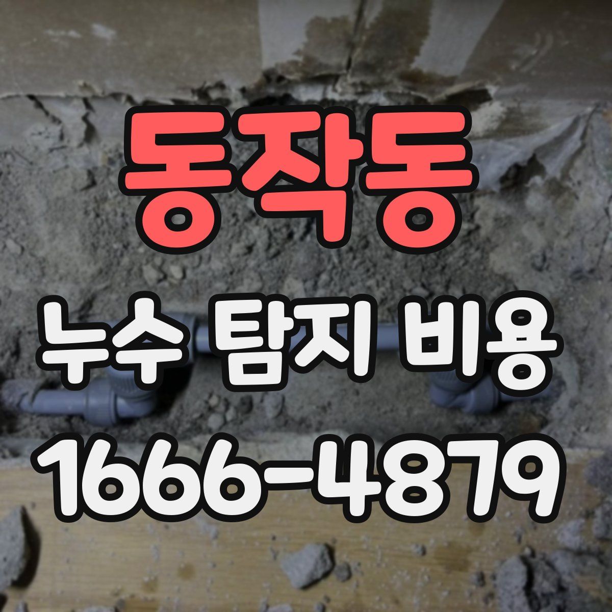 동작동 누수 탐지 비용