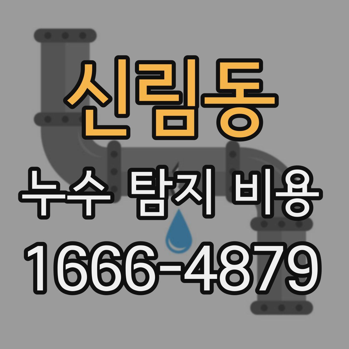 신림동 누수 탐지 비용