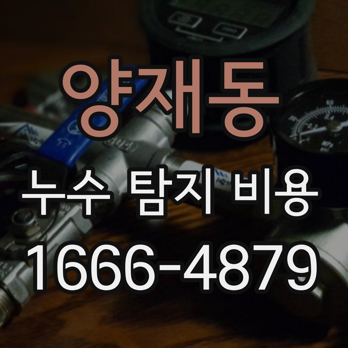양재동 누수 탐지 비용