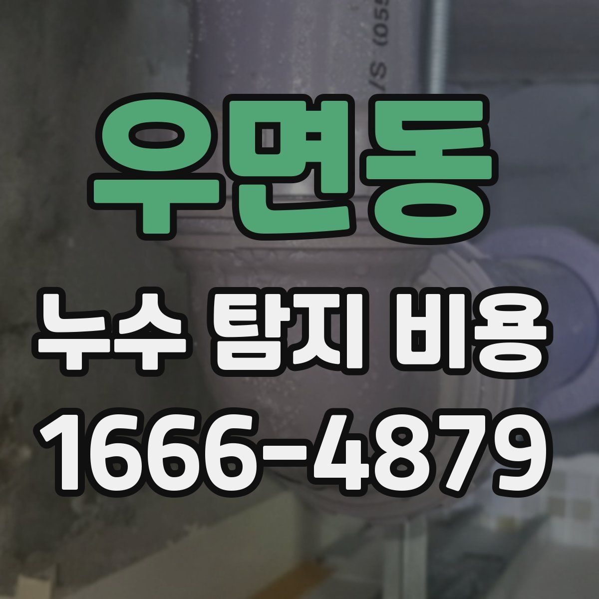 우면동 누수 탐지 비용