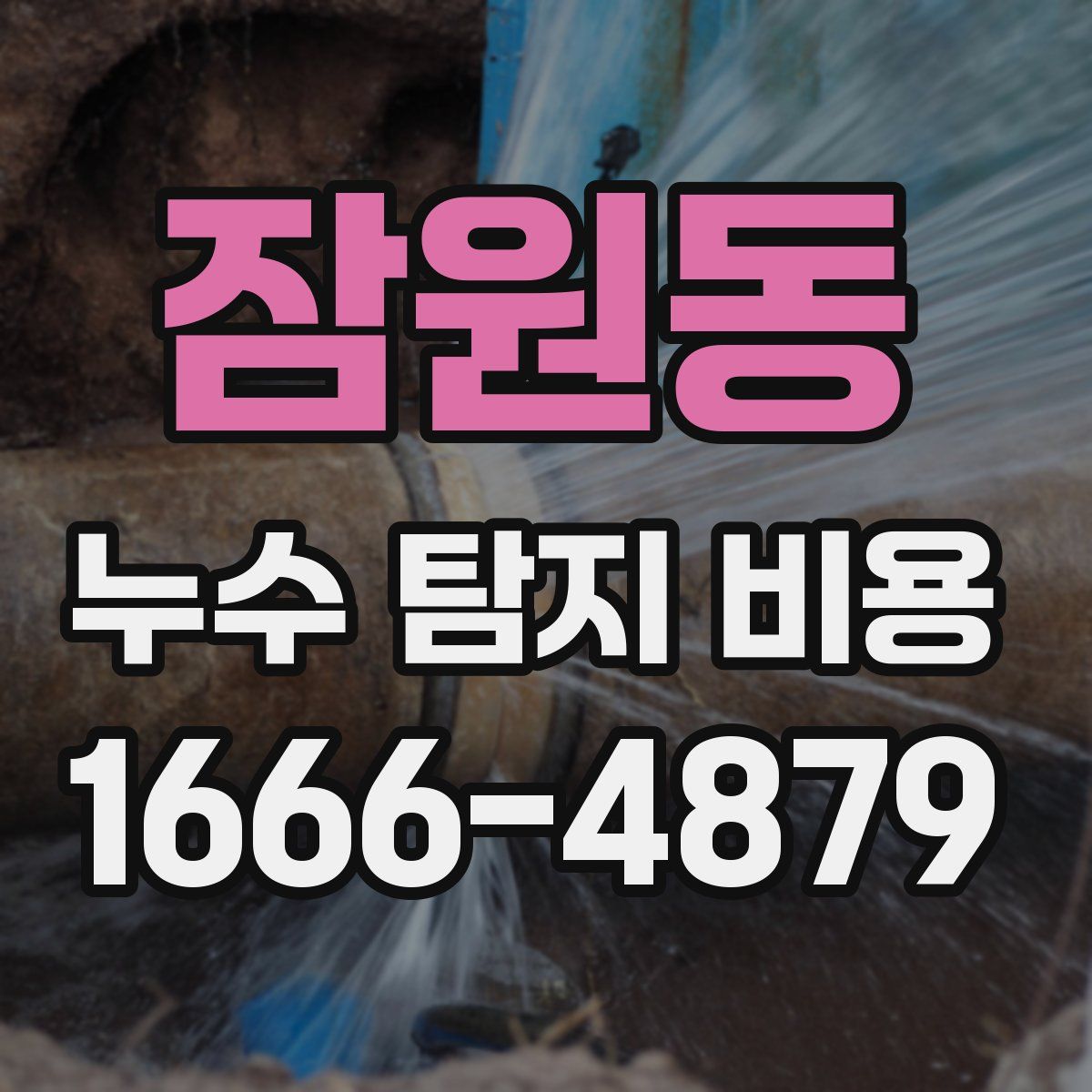 잠원동 누수 탐지 비용