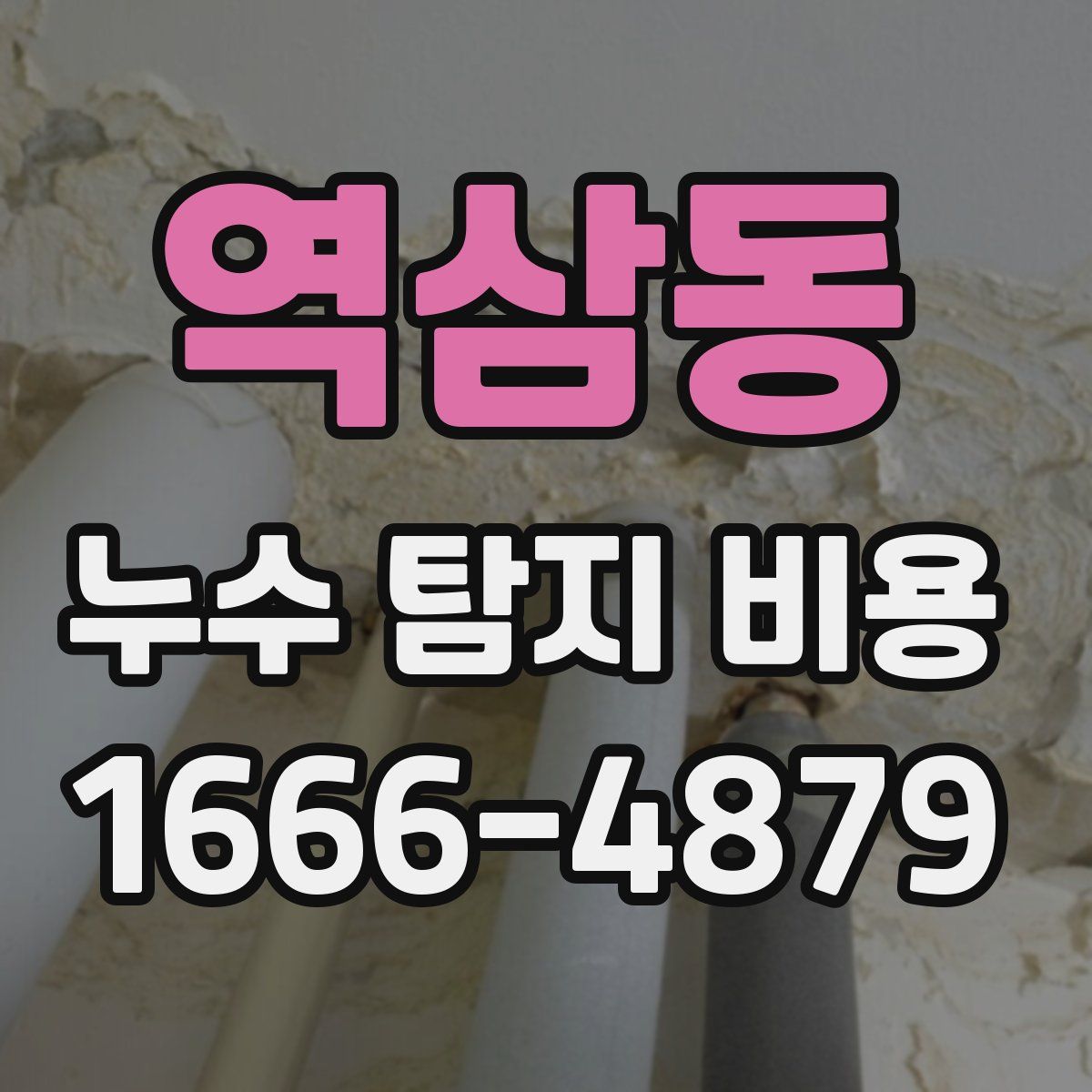 역삼동 누수 탐지 비용