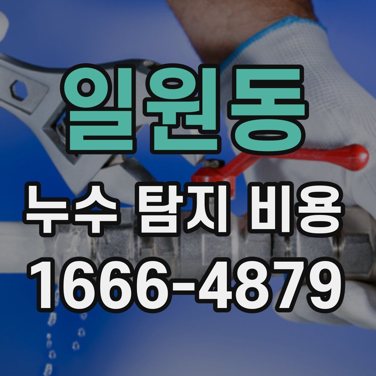 일원동 누수 탐지 비용
