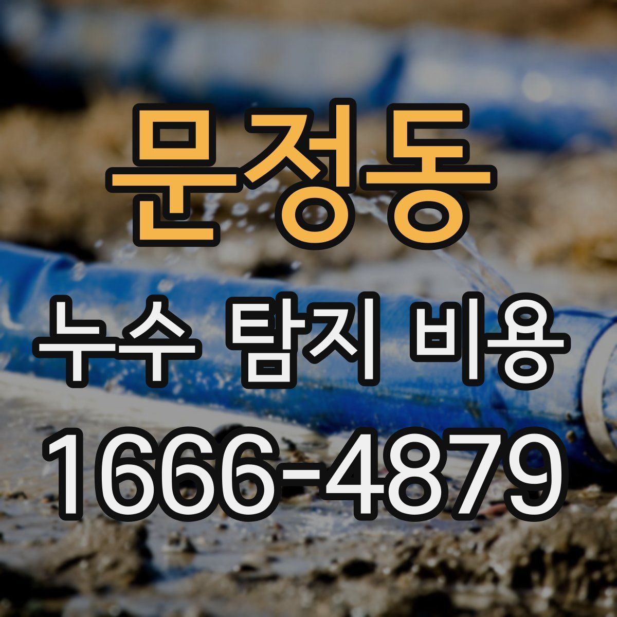 문정동 누수 탐지 비용