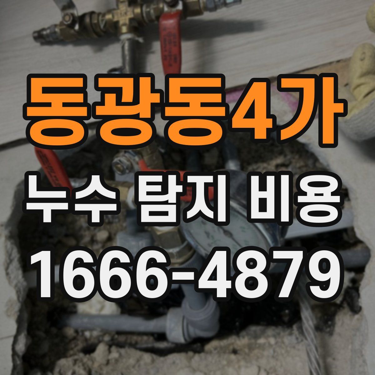 동광동4가 누수 탐지 비용