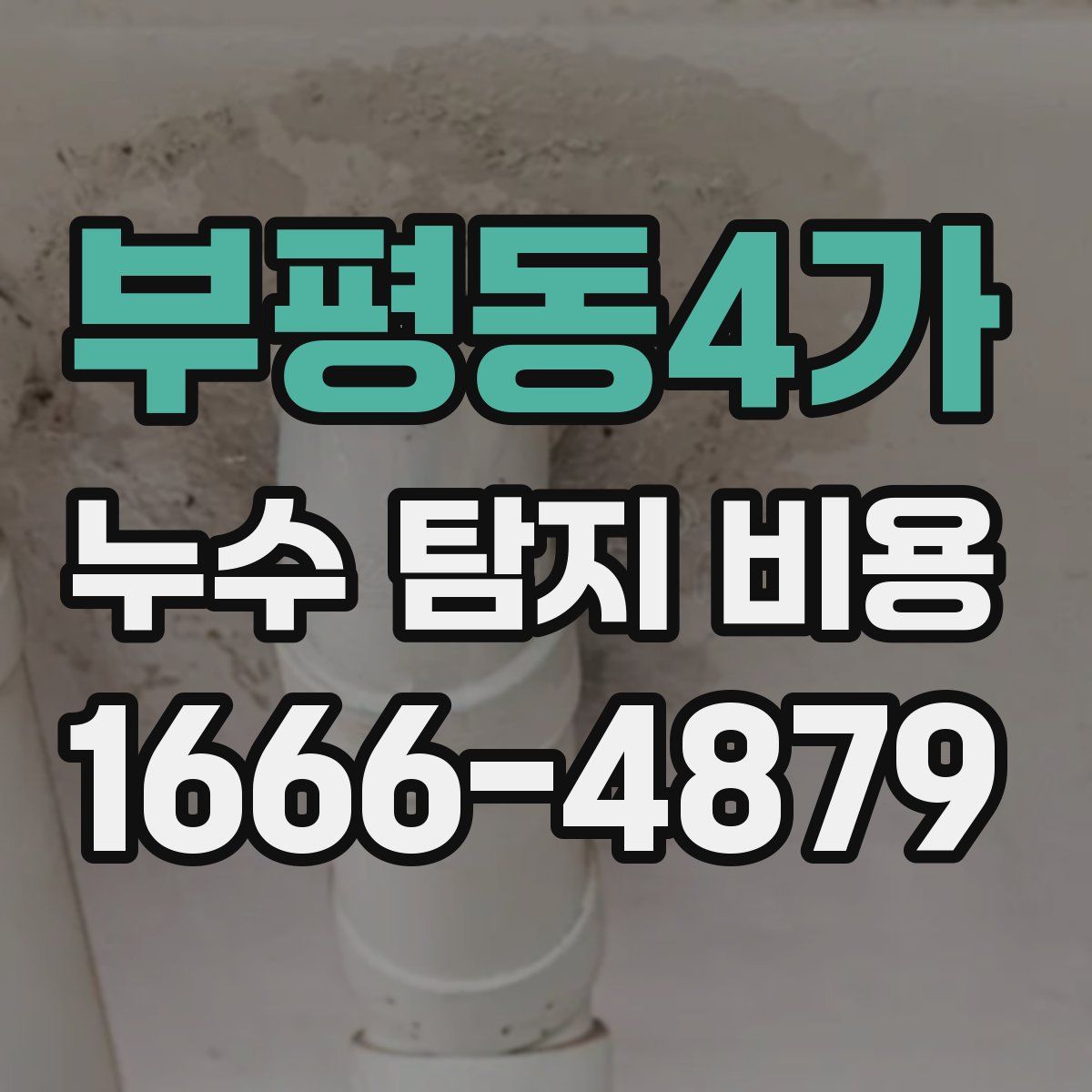부평동4가 누수 탐지 비용