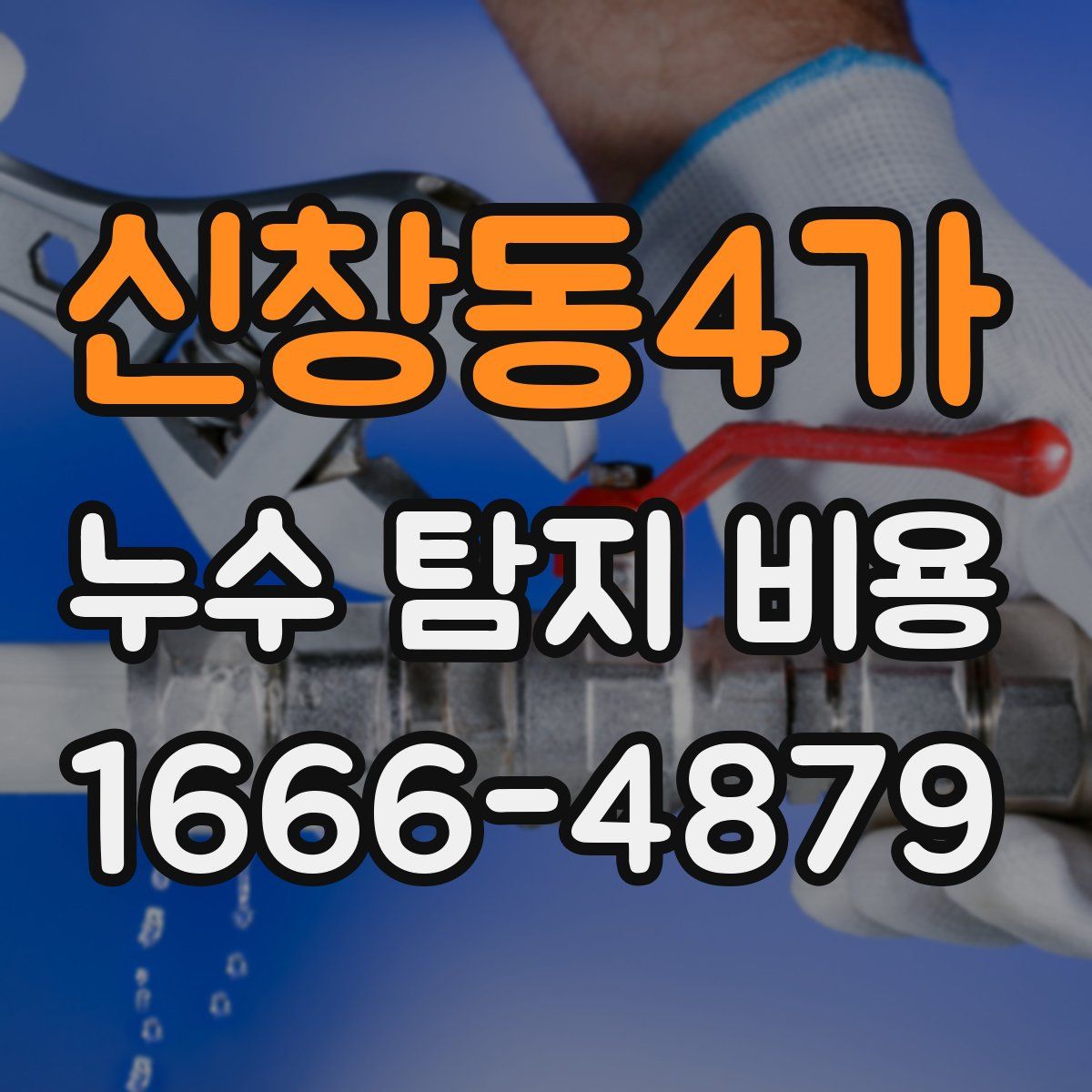신창동4가 누수 탐지 비용