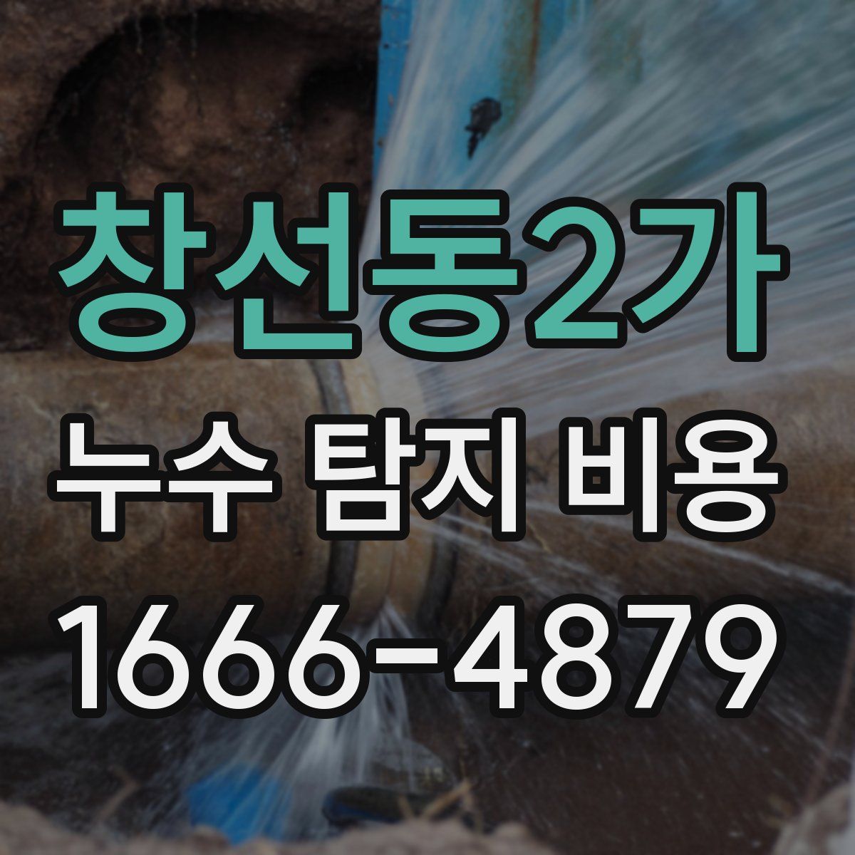 창선동2가 누수 탐지 비용