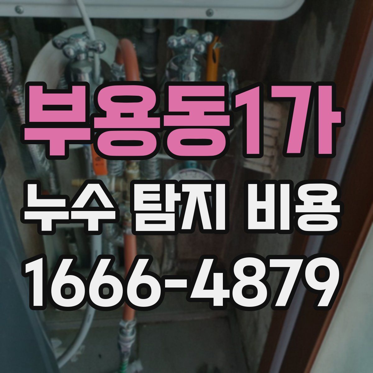 부용동1가 누수 탐지 비용