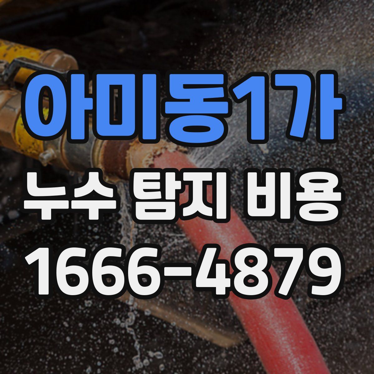 아미동1가 누수 탐지 비용