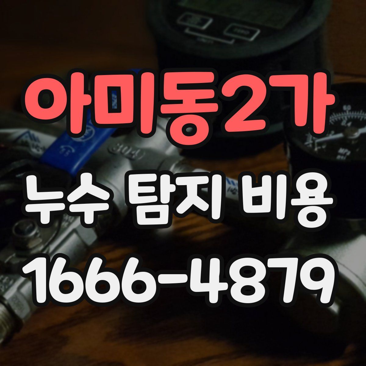 아미동2가 누수 탐지 비용