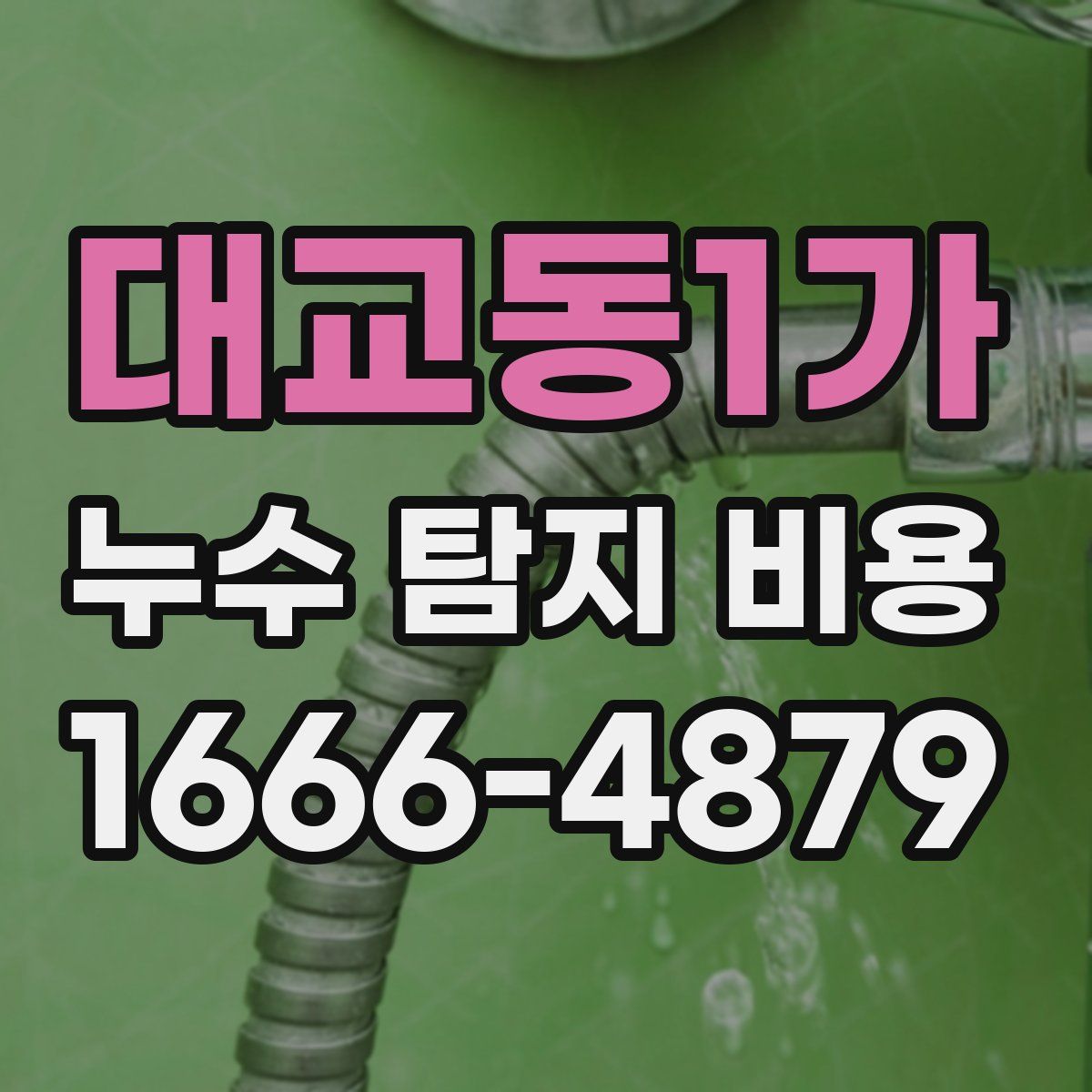 대교동1가 누수 탐지 비용