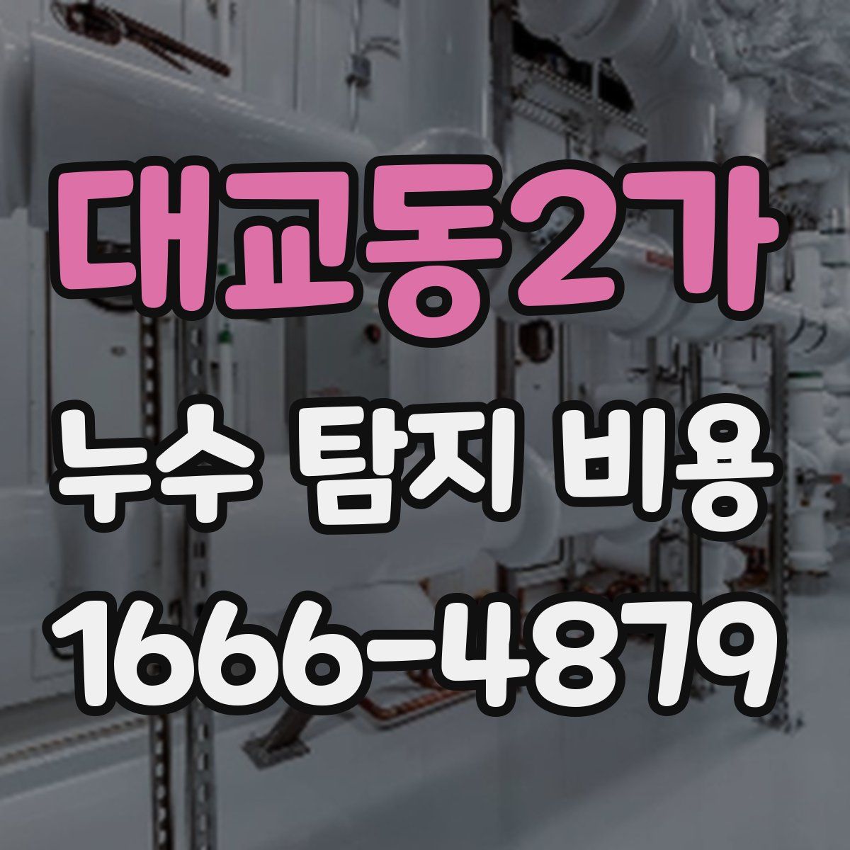 대교동2가 누수 탐지 비용
